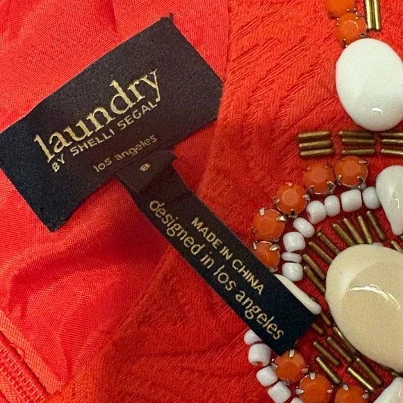 Laundry By Shelli Segal Women’s 8 Red Dress - Picture 9 of 15